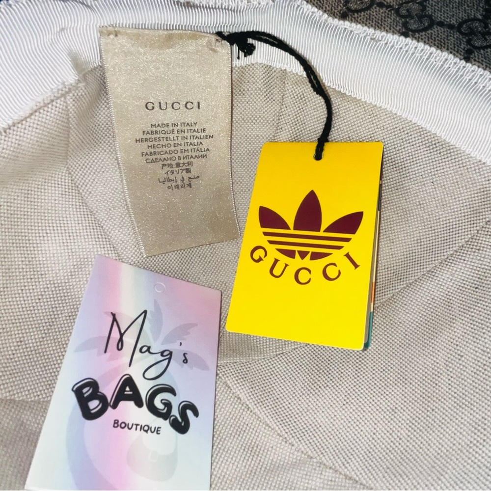 Gucci x Adidas: Double-Sided GG Monogram Limited Edition Cap Hat - Picture 12 of 16